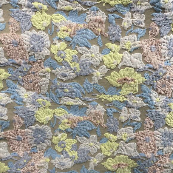 Calvin Klein Floral Pastel Embroidered Sheath Dress Sleeveless Pencil- 2 - Picture 4 of 15